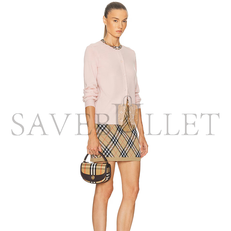 Bv*b*rry mini highlands bag in check canvas 81122401 (19*11*5cm)
